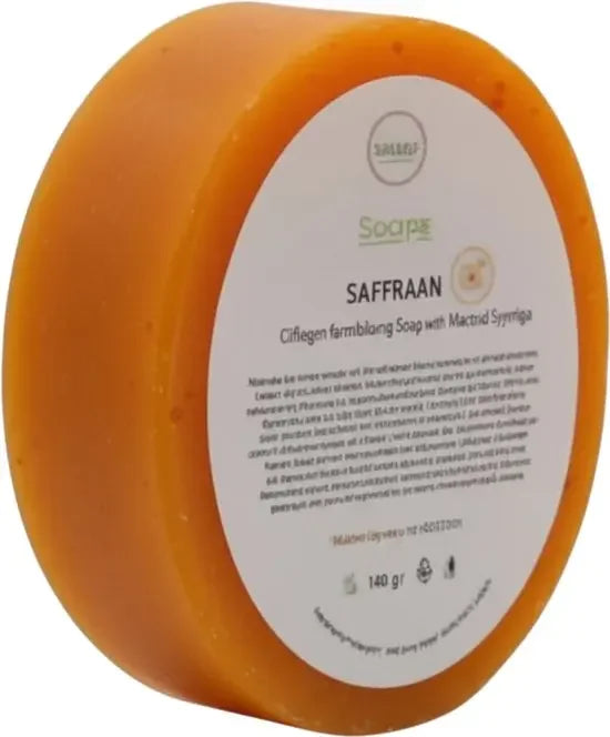 2x Spons Zeep – Saffraan Olijfzeep.com