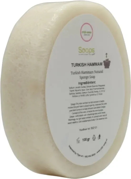 2x Spons Zeep – Turkish Hammam Olijfzeep.com