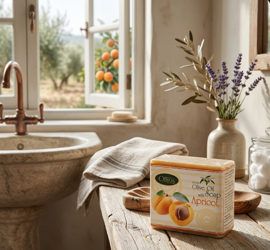 Olivos Fruit&Herbs – Apricot Soap Abrikozenzeep Olijfzeep.com