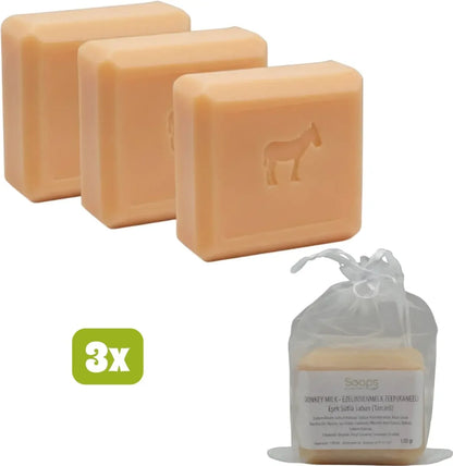 3x Gestampte steen zeep – Kaneel Olijfzeep.com