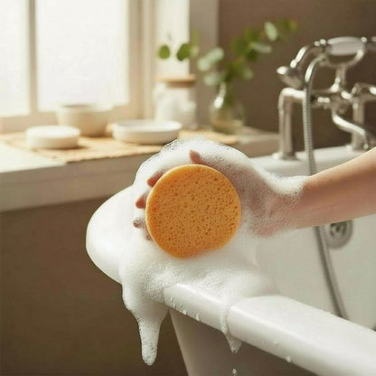 2x Saffraan Spons Zeep – 100% Natuurlijke Saffraan Zeep met Spons | Hydrateert, Verzacht & Verzorgt – Voor Gezicht & Lichaam