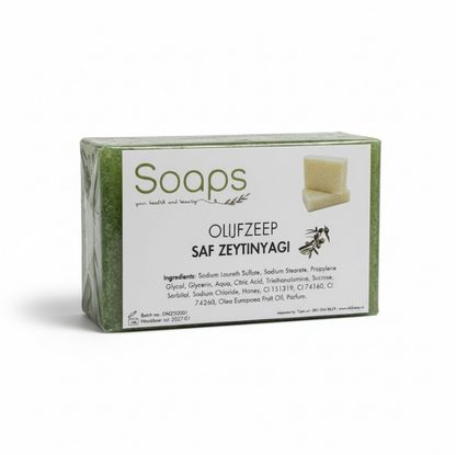 3x Natuurlijke Glycerine Zeep - Olijfzeep met Pure Olijfolie en Honing Olijfzeep.com