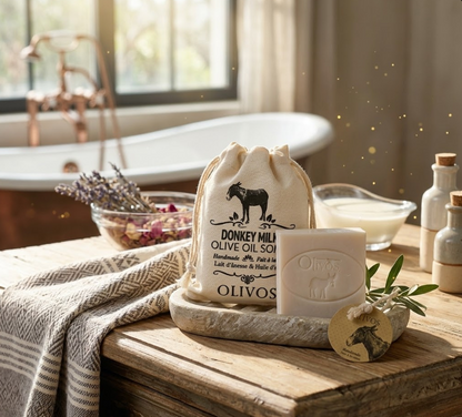 Olivos Ezelinnenmelk Pouch Zeep – Ezelmelk Olijfzeep.com