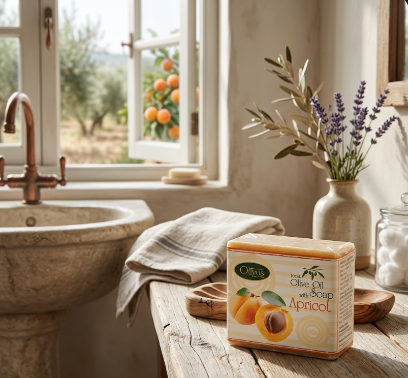 Olivos Fruit&Herbs – Apricot Soap Abrikozenzeep Olijfzeep.com