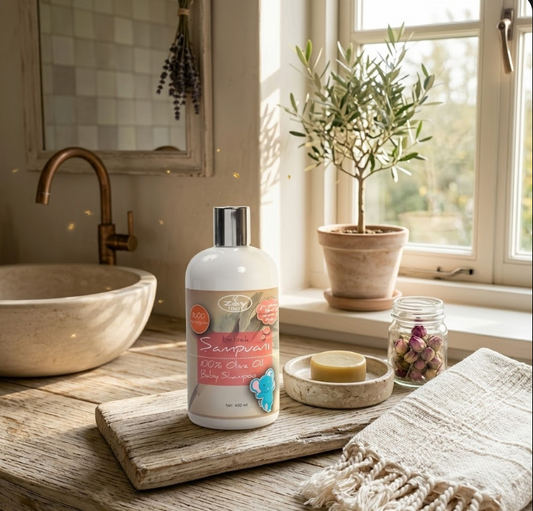 Natuurlijke Baby Shampoo – Olijf shampoo Olijfzeep.com
