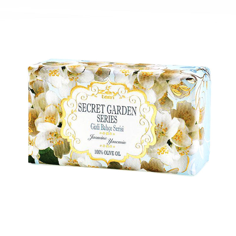 Secret Garden Serie Jasmijn Olijfolie zeep / Olijfzeep Olijfzeep.com