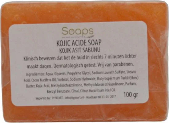 3x Natuurlijke Glycerine Zeep - Kojic Acid - 125g p/s Olijfzeep.com