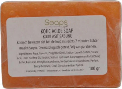 3x Natuurlijke Glycerine Zeep - Kojic Acid - 125g p/s Olijfzeep.com